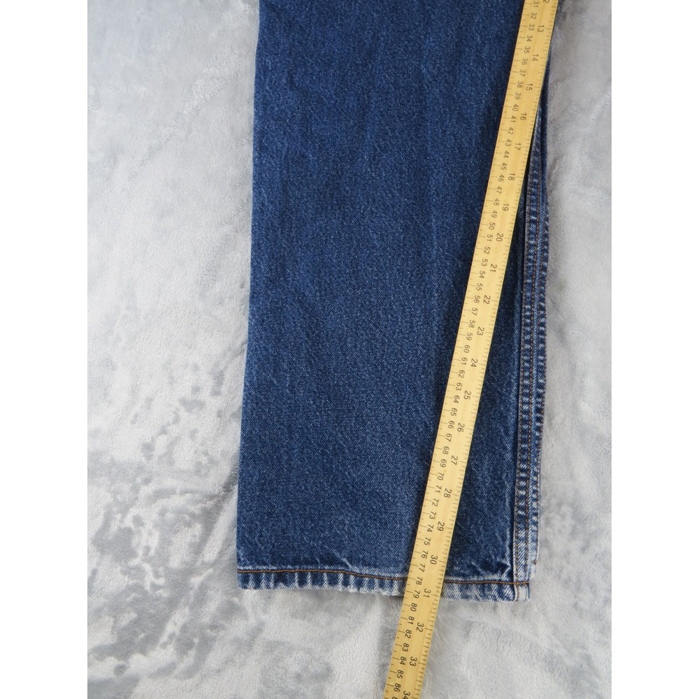 Levi's 505 Regular Fit‎ Jeans Mens W38 L32 Medium Wash Denim Cotton Blue - Picture 7 of 9